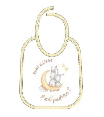 Mella Kids - Bavaglino con frase 100% Cotone - 30