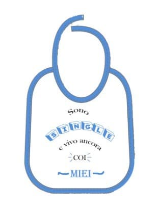 Mella Kids - Bavaglino con frase 100% Cotone - 35