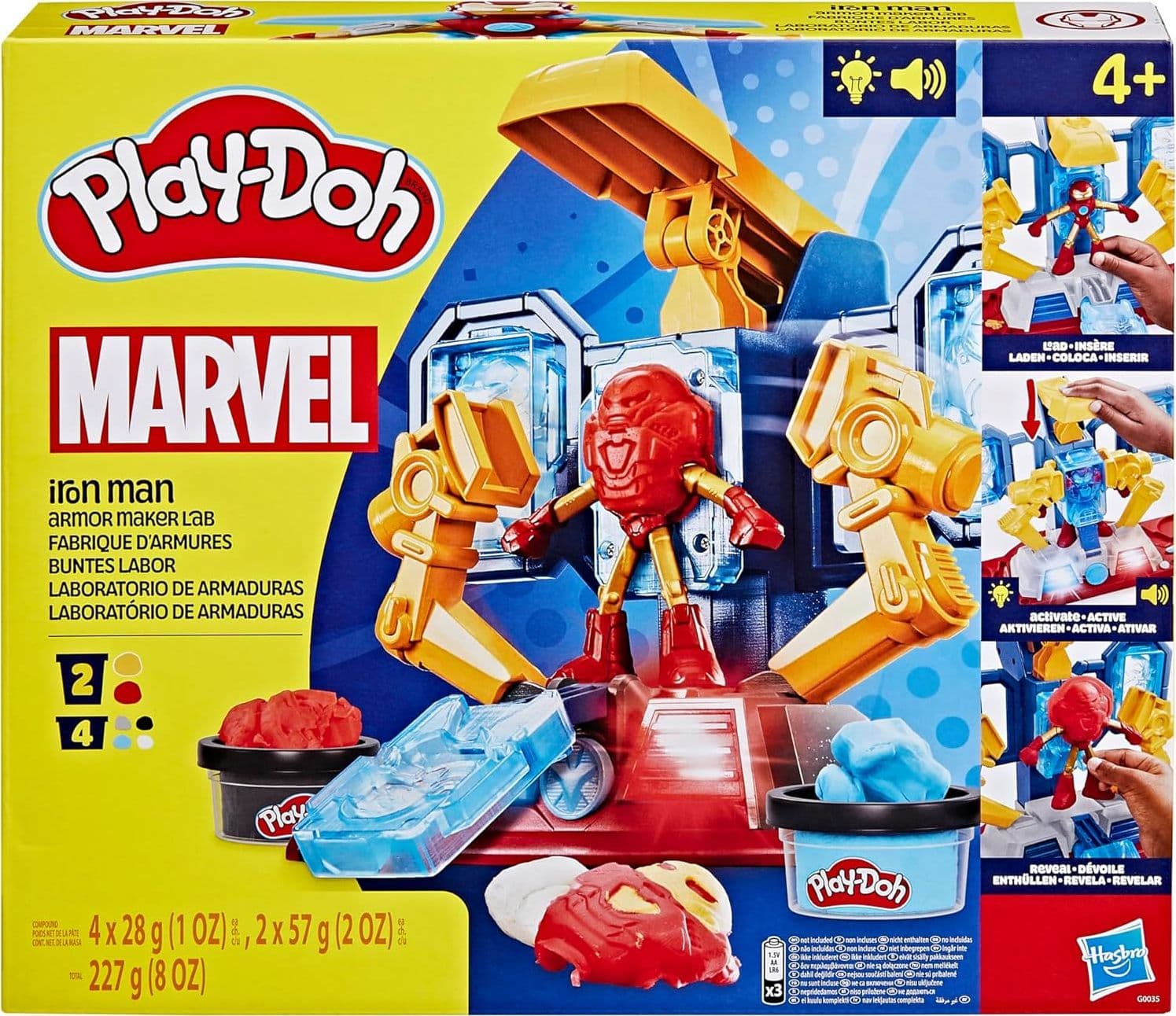 Hasbro - Play-Doh Laboratorio di Creazione dell'Armatura di Iron Man - 5