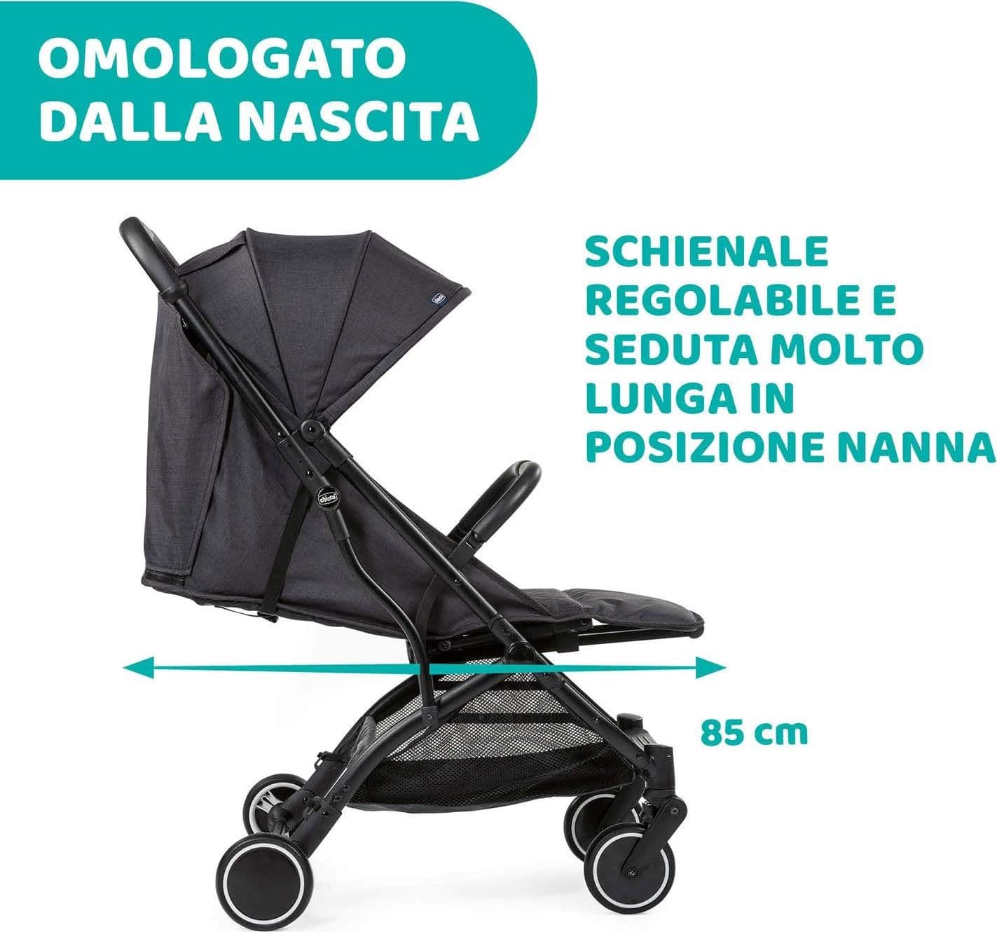 Chicco - Passeggino Leggero Trolley Me 0 - 15 kg - 6