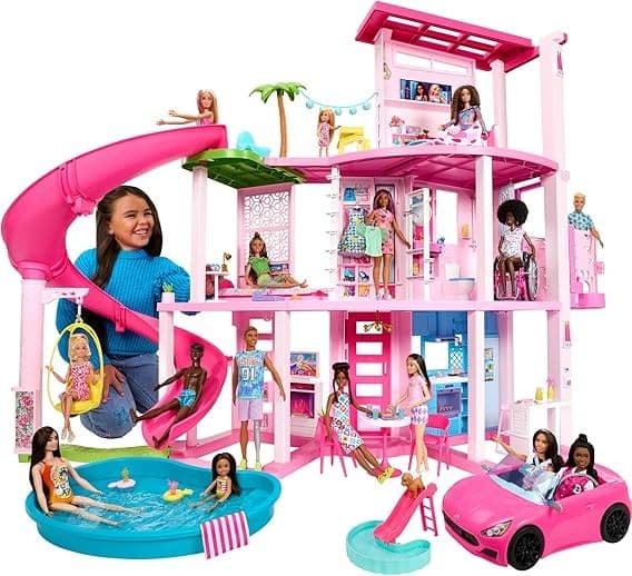 Casa dei Sogni di Barbie Dreamhouse 75+ accessori HMX10 in Case delle bambole Centro Bimbo - Siderno, commercioVirtuoso.it