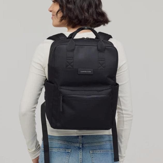 Zaino Kapten & Son  Bergen Pro Black in Zaini Casual Glad Store - Genova, commercioVirtuoso.it