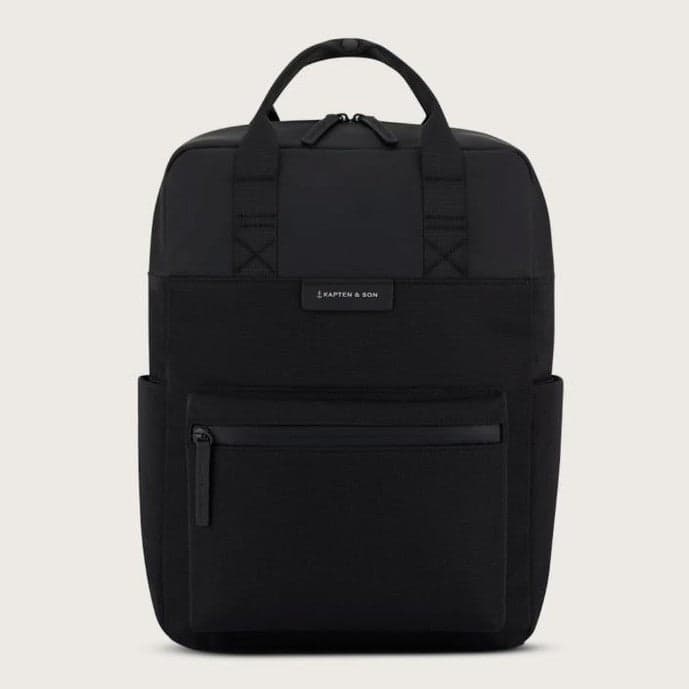 Zaino Kapten & Son  Bergen Pro Black in Zaini Casual Glad Store - Genova, commercioVirtuoso.it