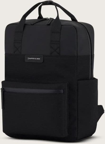 Zaino Kapten & Son  Bergen Pro Black in Zaini Casual Glad Store - Genova, commercioVirtuoso.it