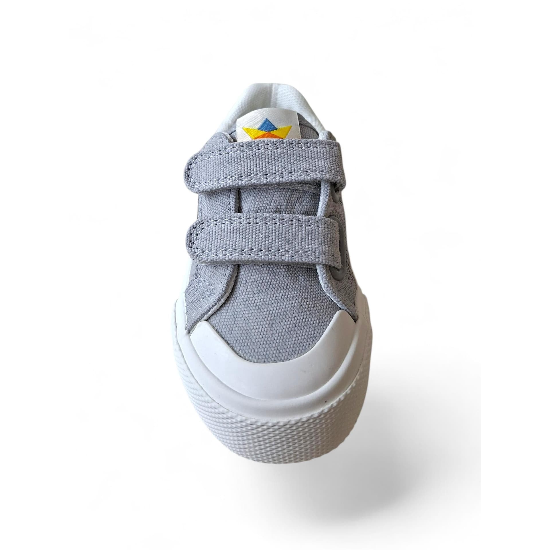 Victoria Tribu Sneakers Bambino Grigio Blue Giallo – Tela con Doppio Velcro e Punta Rinforzata | Taglie 22-30 - 4