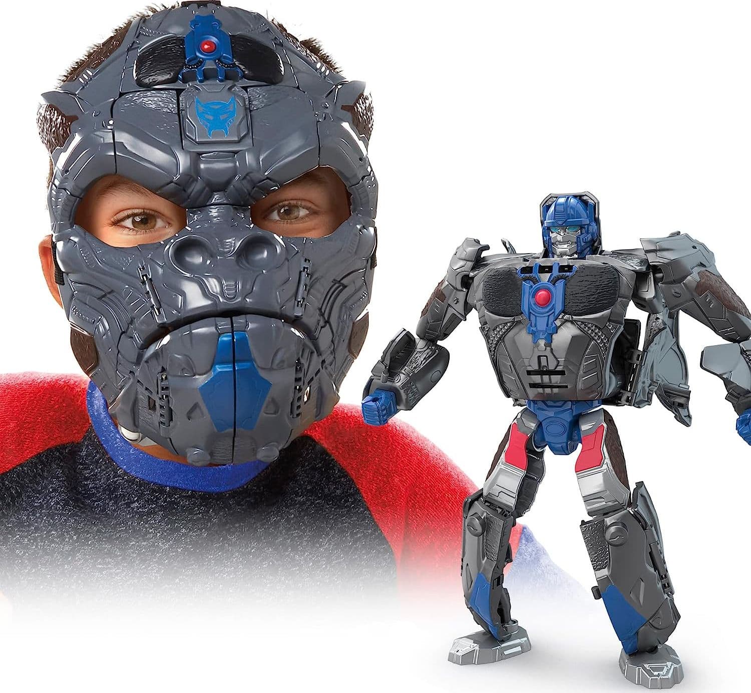 Transformers - Maschera di Optimus Primal Convertibile 2 in 1 - 2
