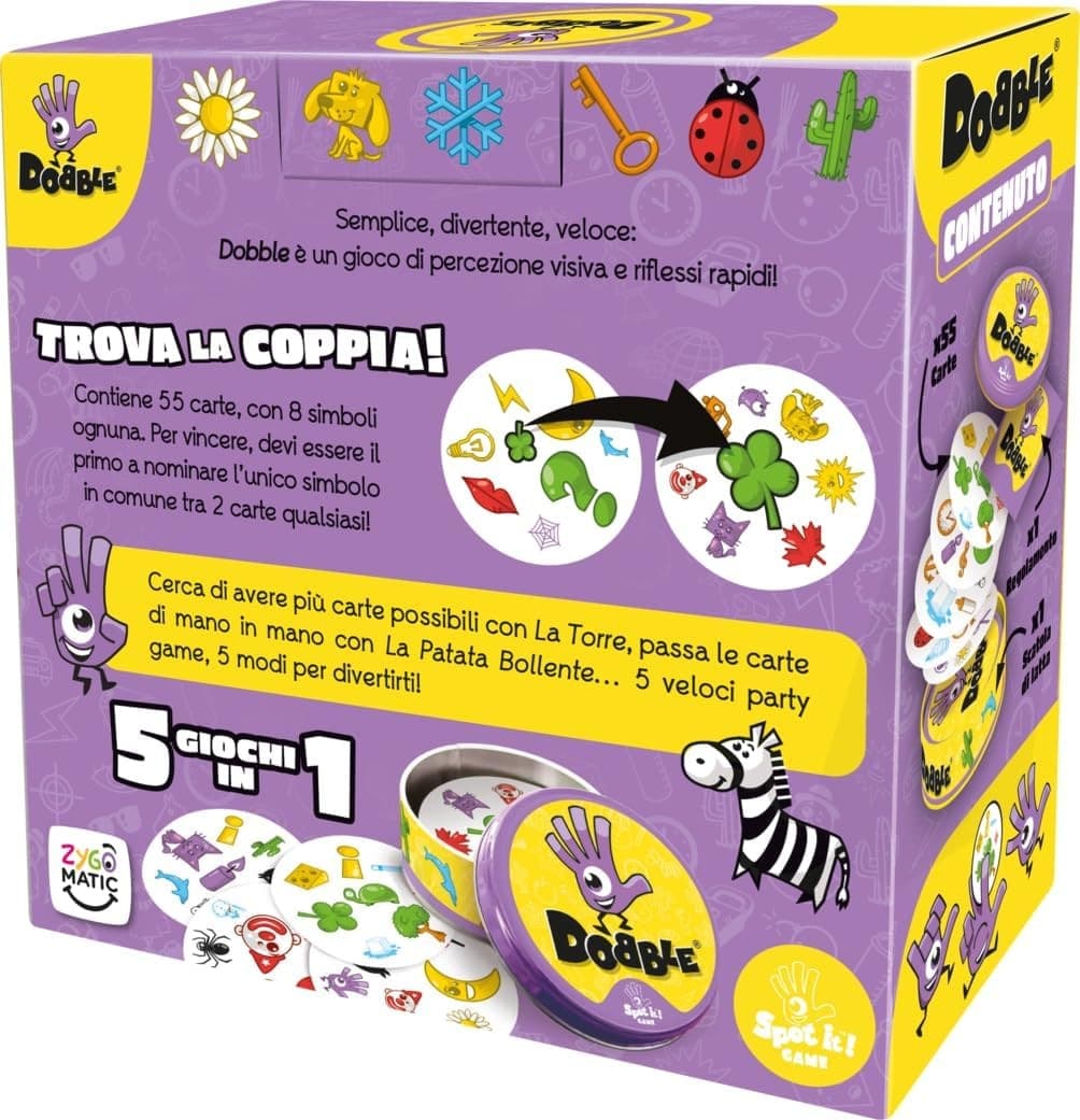 Asmodee - Gioco da tavolo Dobble, Eco-Sleeve - 5