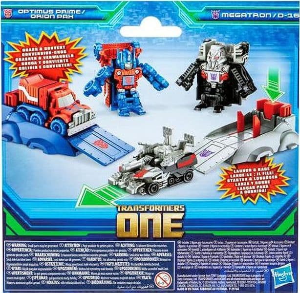 Hasbro - Transformers One Optimus Prime / Megatron Action Figure Set - 4