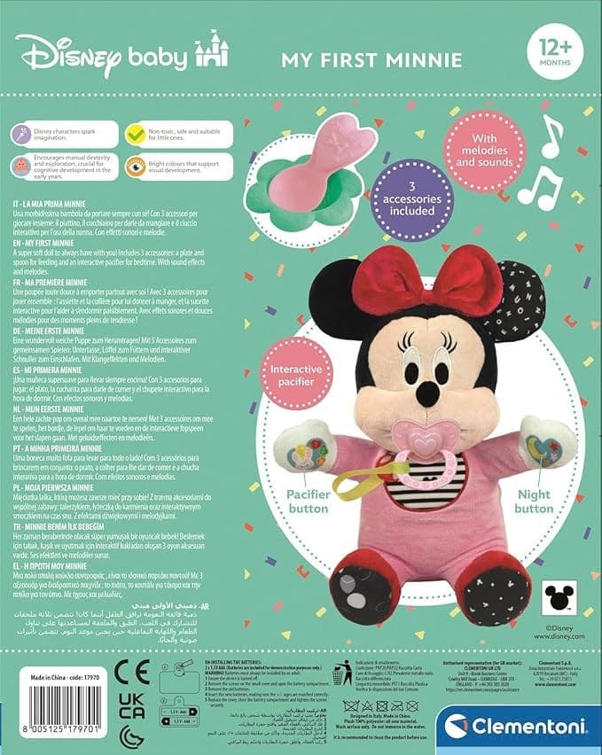 Clementoni - Disney Baby My First Minnie 17970 - 5