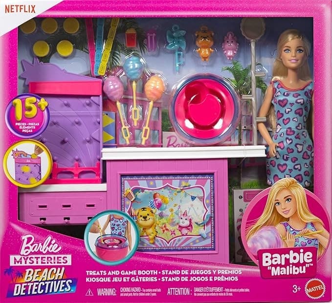 Mattel - Barbie Malibu Chiosco dello Zucchero Filato JFV67 - 6