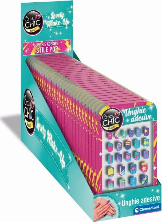 Clementoni - Crazy Chic Unghie Adesive Pop 18137 - 2