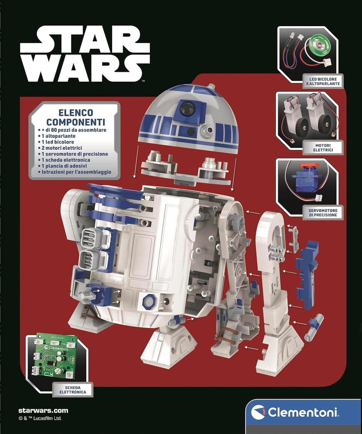 Clementoni - Star Wars R2D2 Kit Robotica 19438 - 7