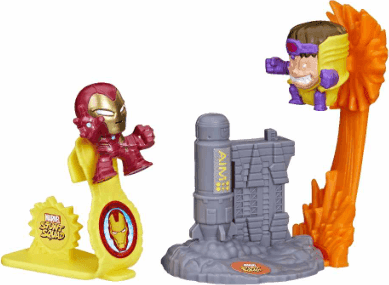 Avengers box stunt squad - Iron Man vs M.o.d.o.k. - 2