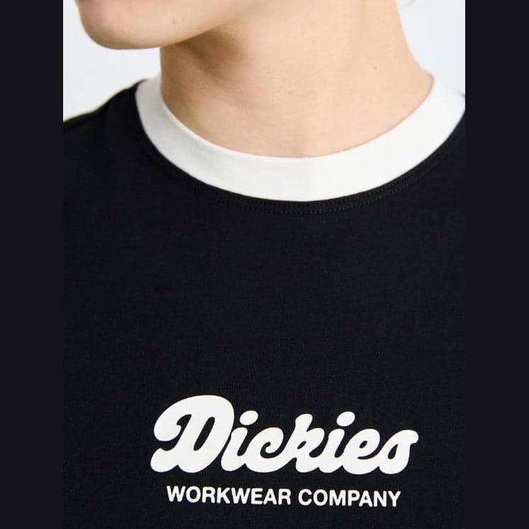 T-shirt Dickies Leviston Ringer W Black in T-shirt Glad Store - Genova, commercioVirtuoso.it