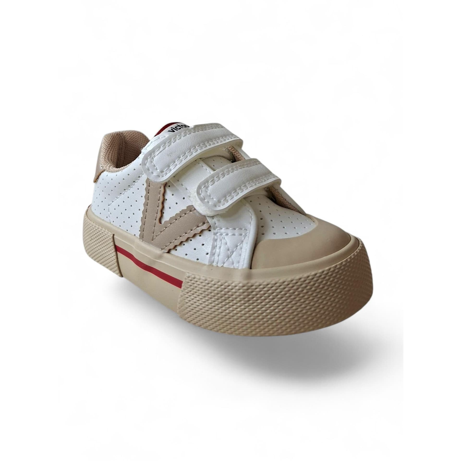 Sneakers bambino Victoria Tribu bianco pelle doppio velcro traspirante in Ballerine Scarpetteria Gica - Trani, commercioVirtuoso.it