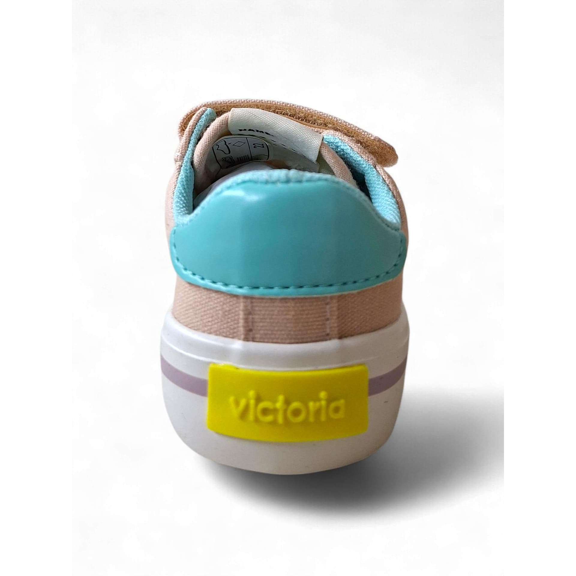 Sneakers bambina Victoria Tribu cipria tela doppio velcro multicolor in Ballerine Scarpetteria Gica - Trani, commercioVirtuoso.it