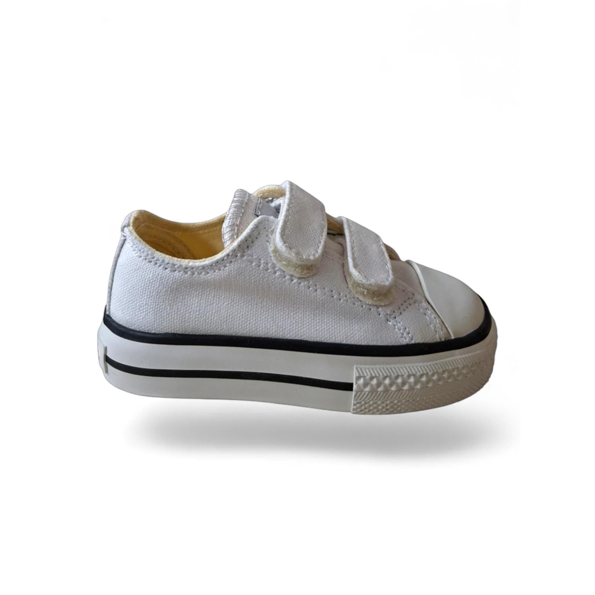Sneakers bambino Victoria Tribu bianco tela doppio velcro casual - 6