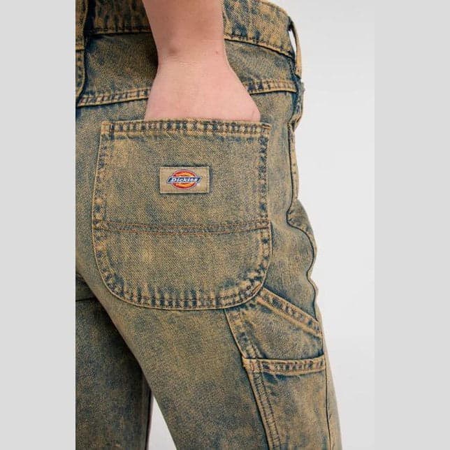 DIckies Pantalone Ellendale Denim Yellow in Pantaloni Glad Store - Genova, commercioVirtuoso.it