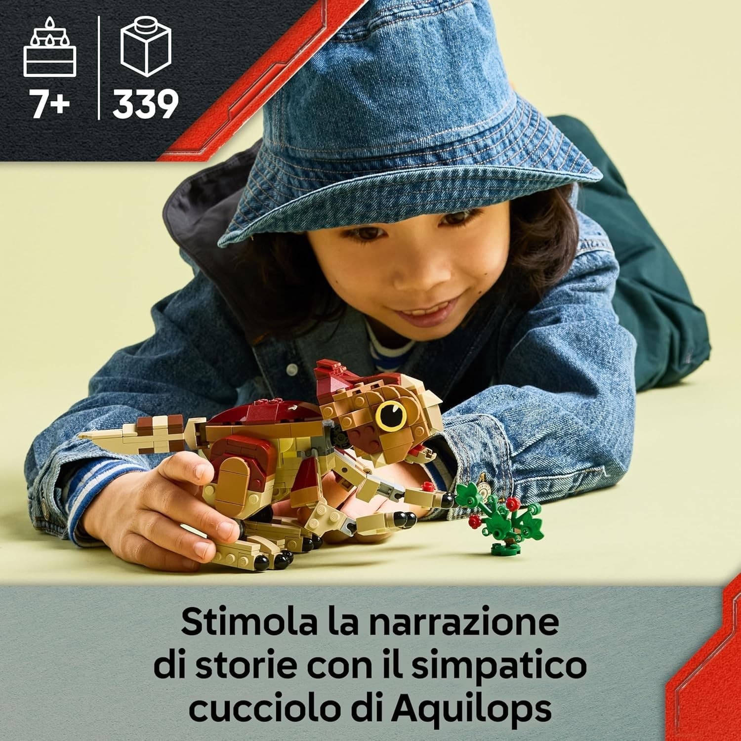 Lego Jurassic World - Dinosauro cucciolo Dolores: Aquilops 76970 - 5