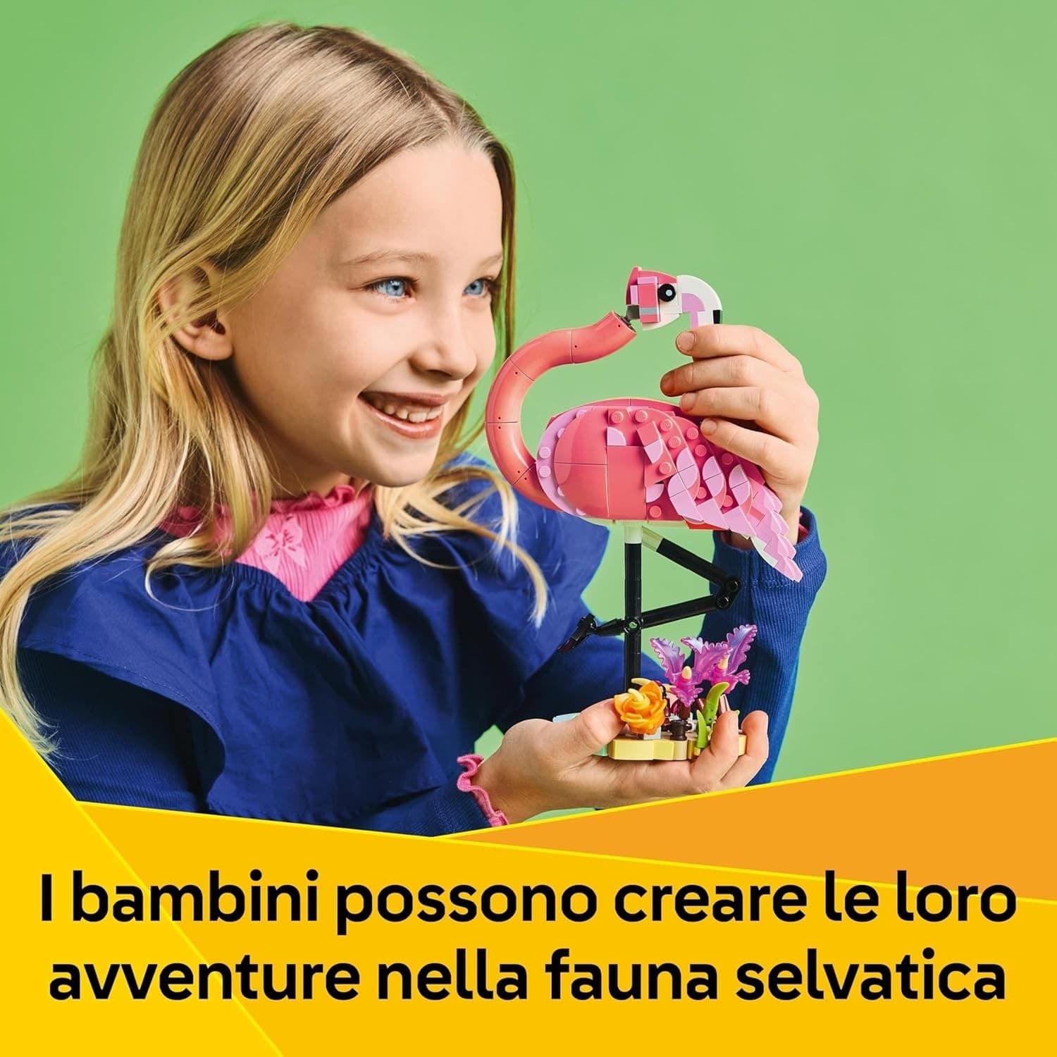 LEGO Creator - Animali Selvatici Fenicottero Rosa 3 in 1-  31170 - 4