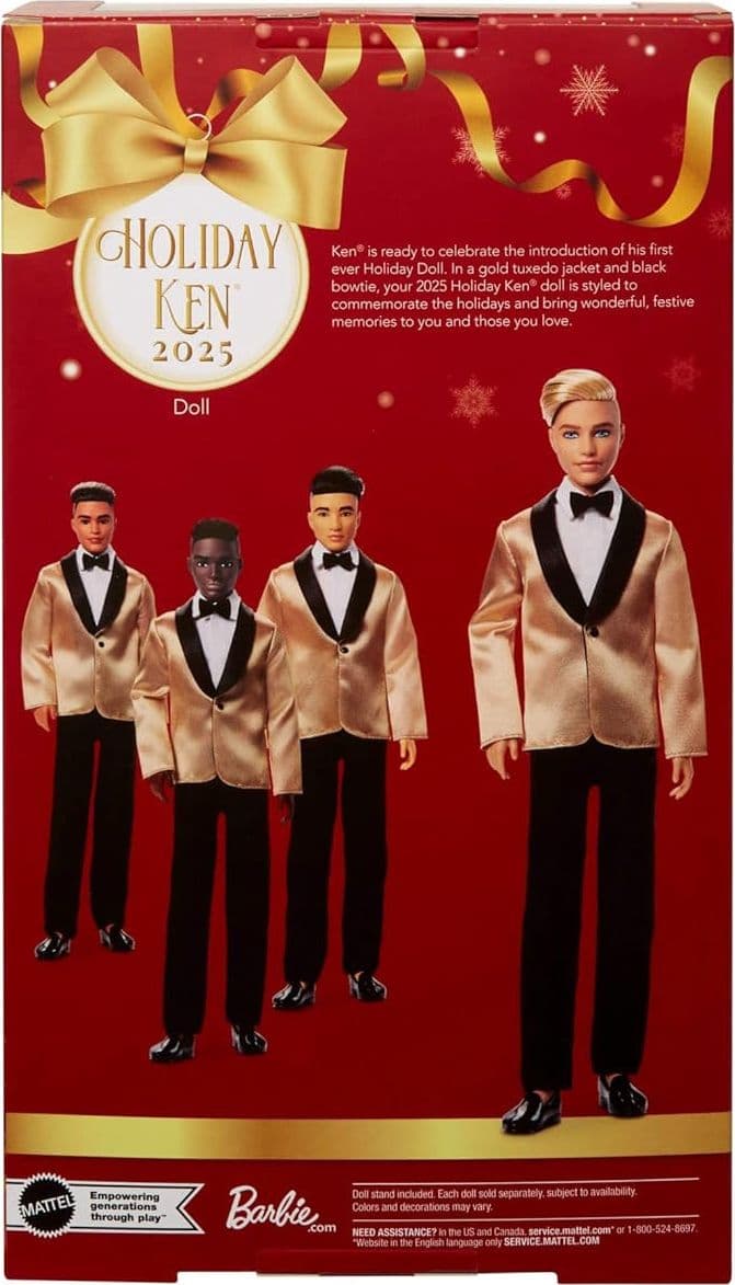 Mattel - Ken Magia delle Feste 2025 JGK55 - 5