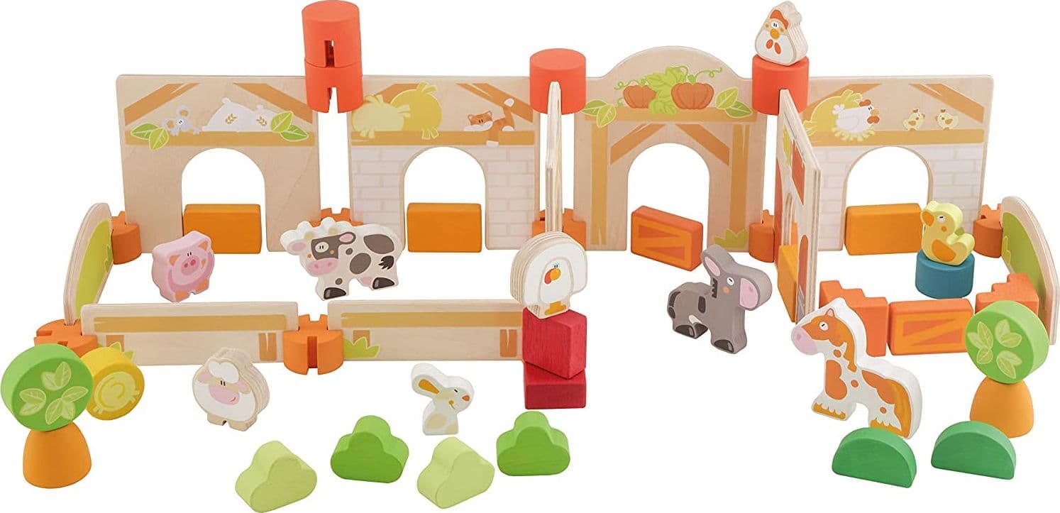Trudi Sevi 83063 - Set Costruzioni Trudi Sevi Ranch (53 pz) - 2
