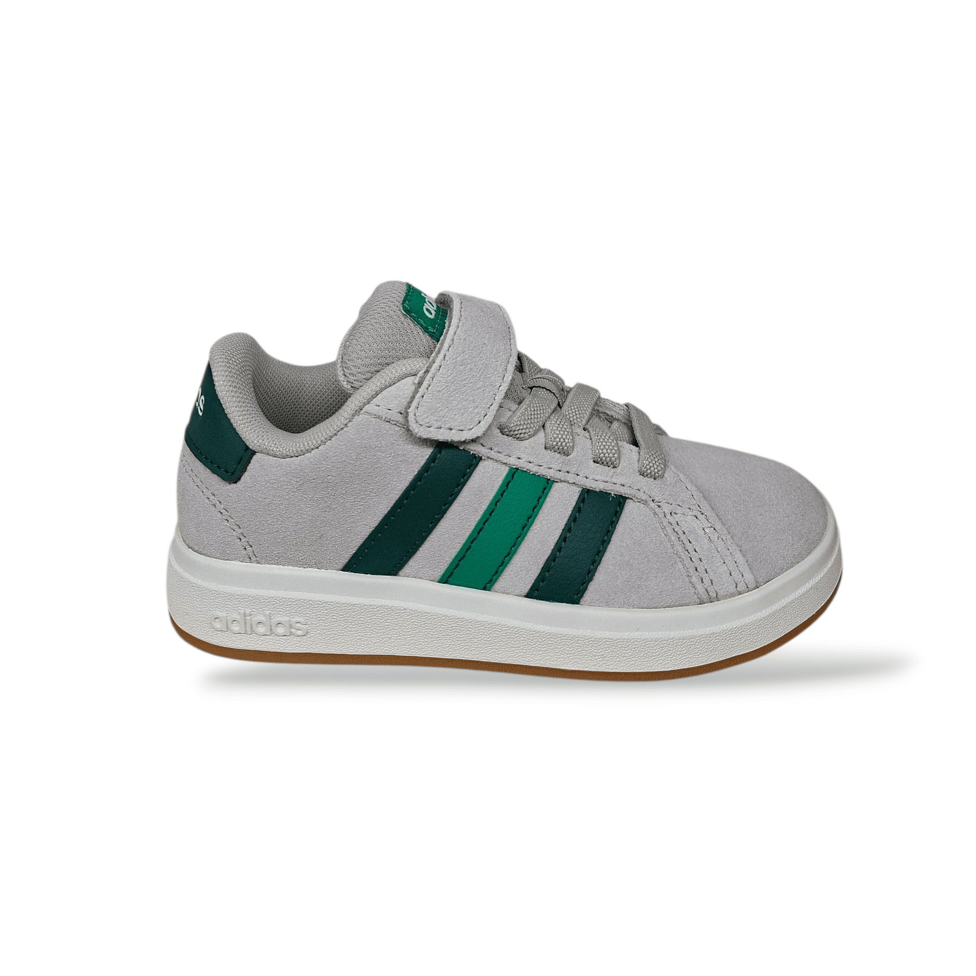 Sneakers bambino Adidas Grand Court grigio verdone sportive - 12