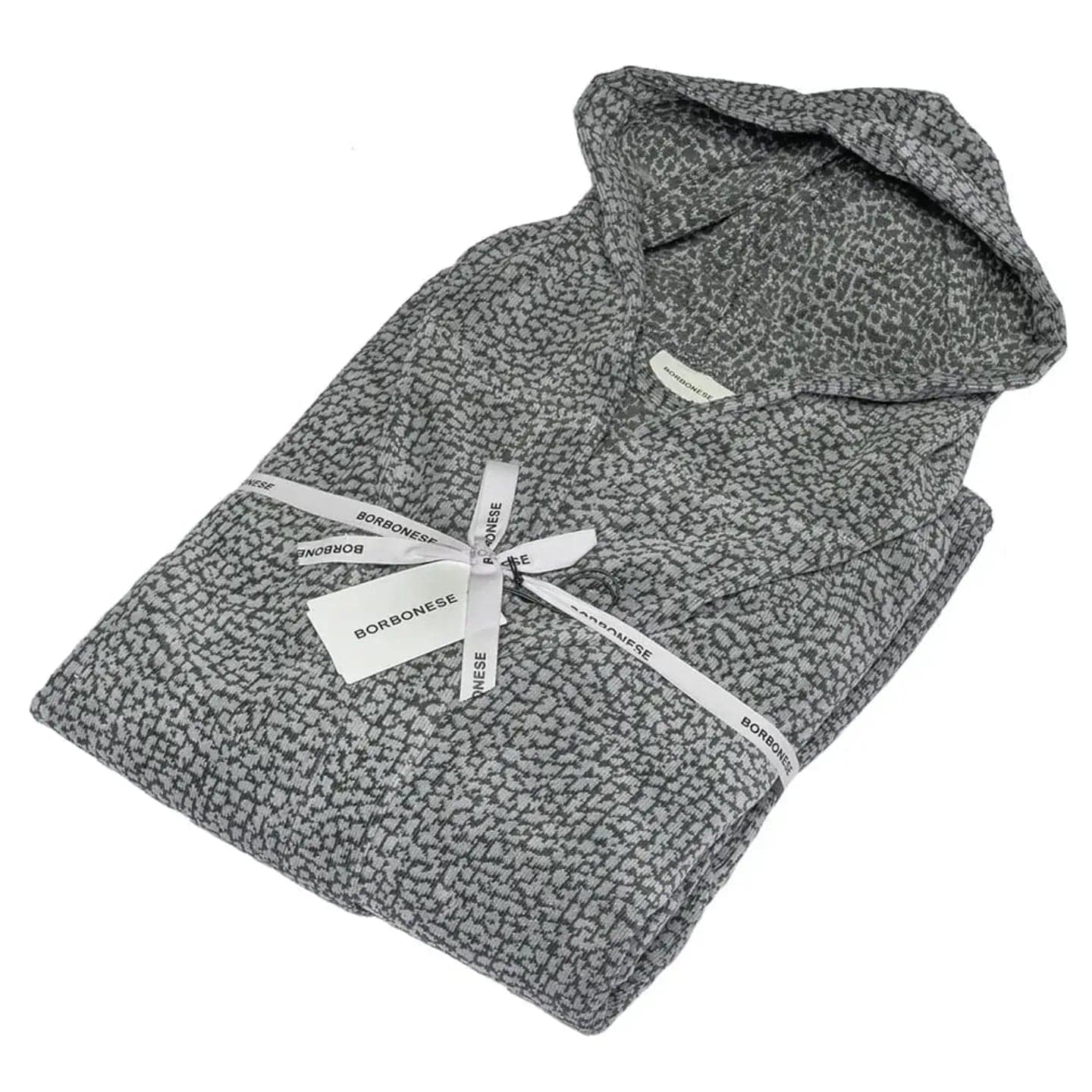 Accappatoio Borbonese Twist Op Spugna di Cotone - 6