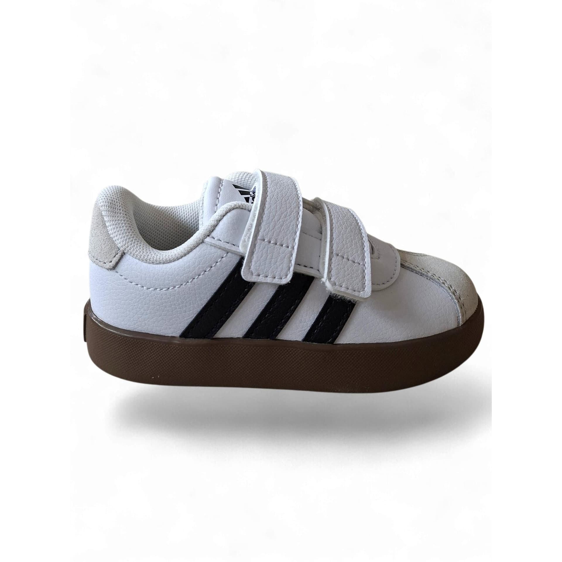 Sneakers bambino Adidas Grand Court bianco nero sportive - 6