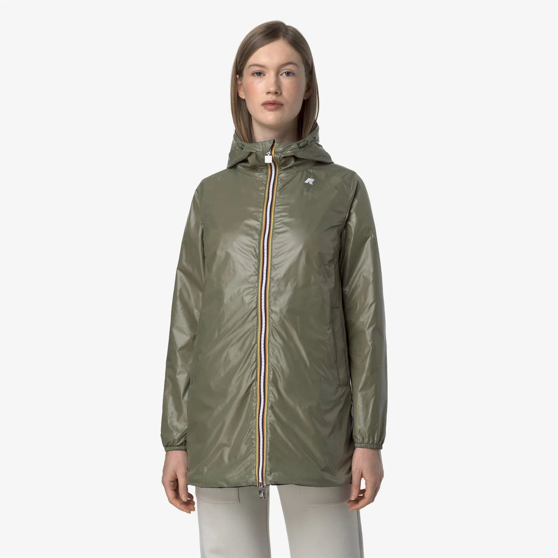 K-Way Sophie Giubbino Donna K7123MW B0T Giacca Reversibile Impermeabile Media Lunghezza Verde Blu in Giacche Broadway Red - Barletta, commercioVirtuoso.it
