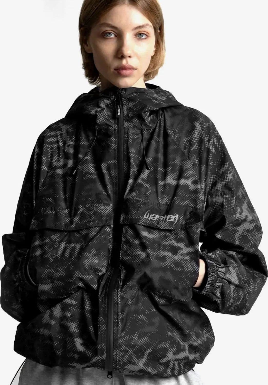 Giacca Wasted Paris Digicamo Camo Black - 2
