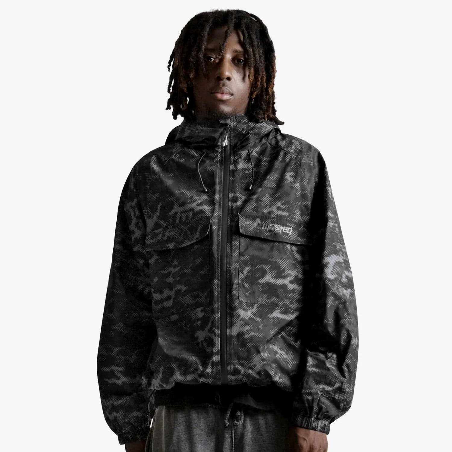 Giacca Wasted Paris Digicamo Camo Black - 3