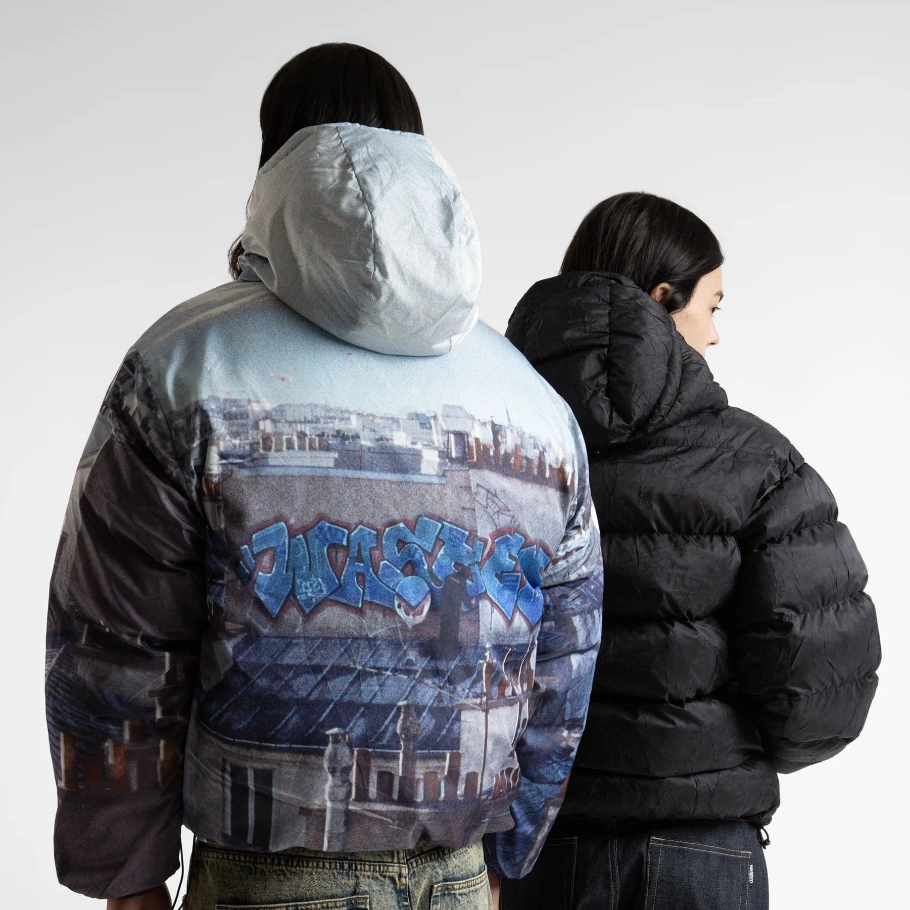 Giacca Wasted Paris Elevation Black - 5