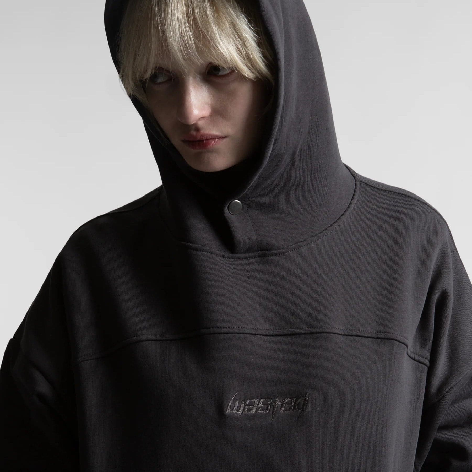 Felpa Wasted Paris Switchblade Hood Black - 4