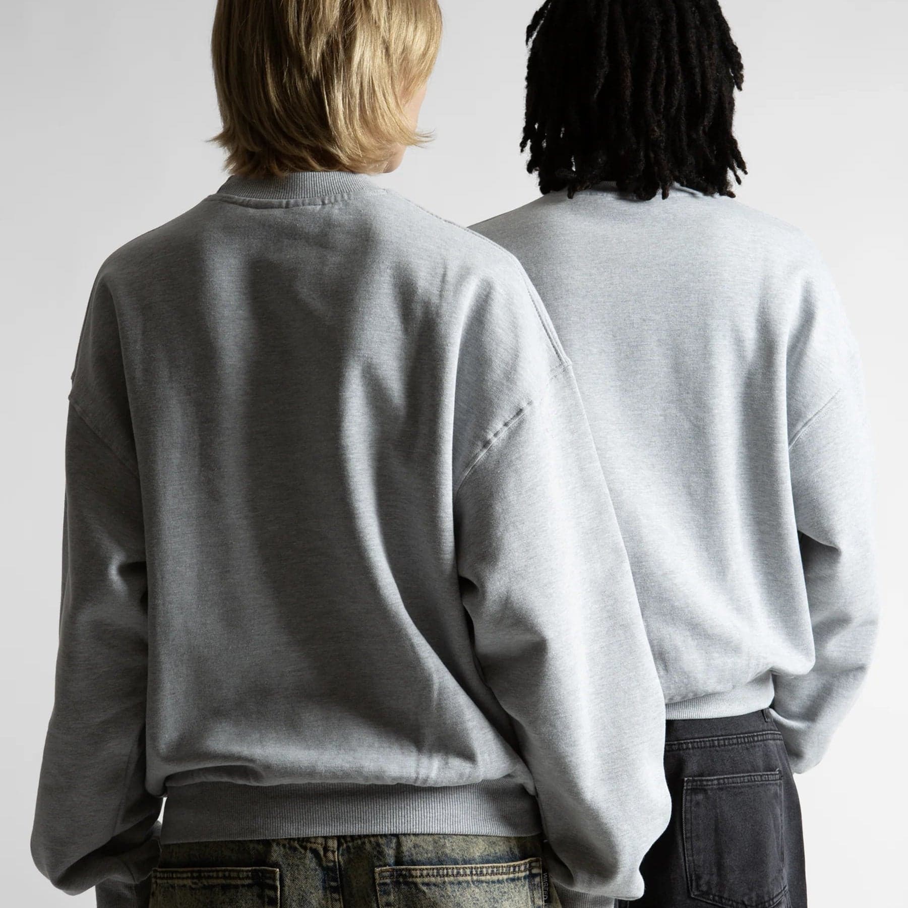 Felpa Wasted Paris Bane crewneck Grey - 3