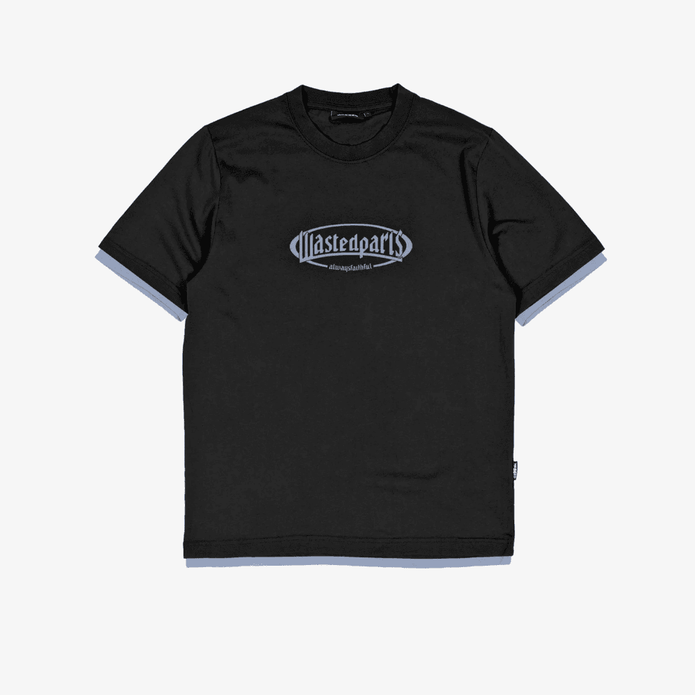 T-shirt Wasted Paris Yart Nine Black Blue - 4