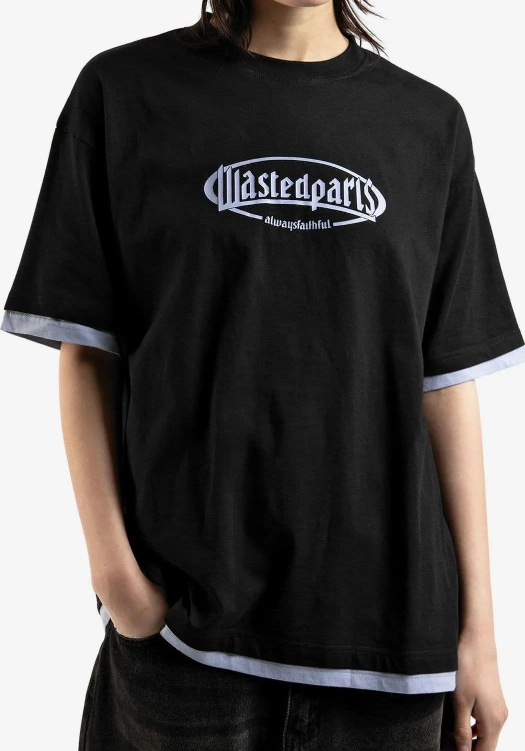 T-shirt Wasted Paris Yart Nine Black Blue - 2