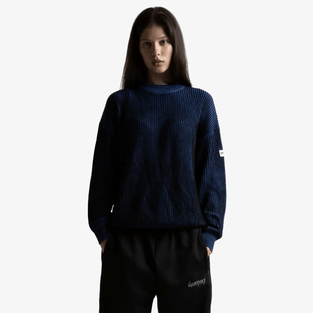 Maglione Wasted Paris Pusher Blue - 3