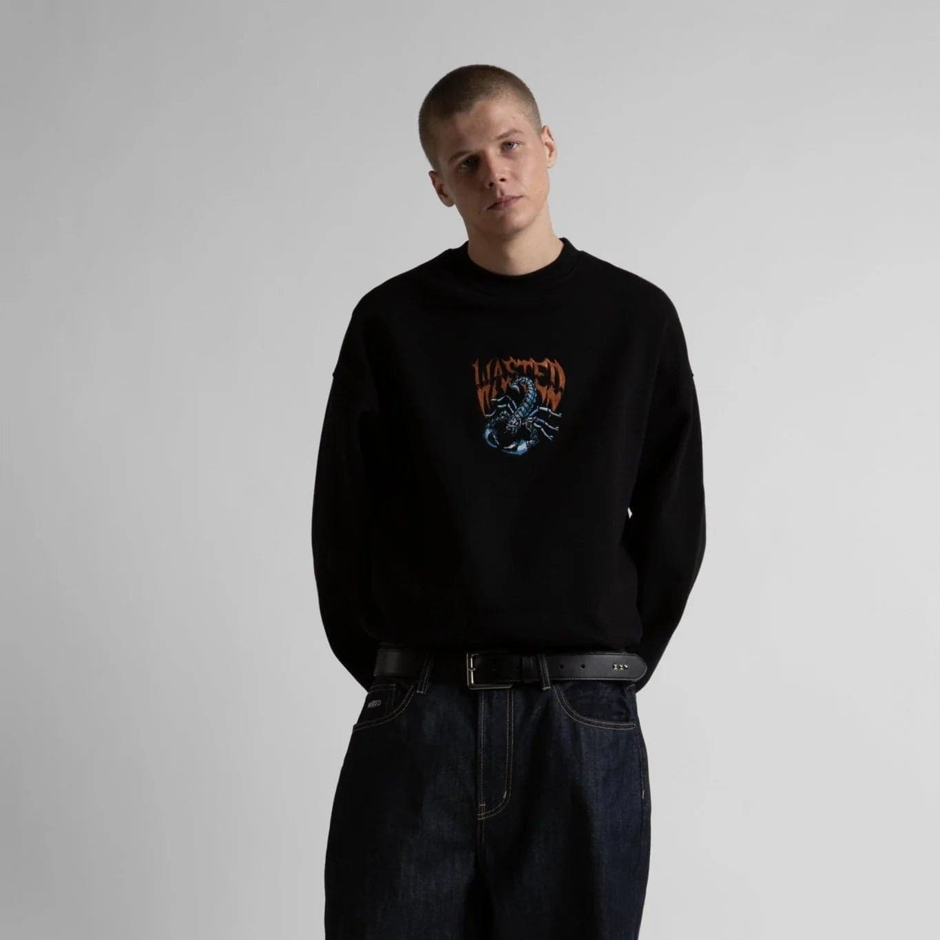 Felpa Wasted Paris Bane crewneck Black - 2