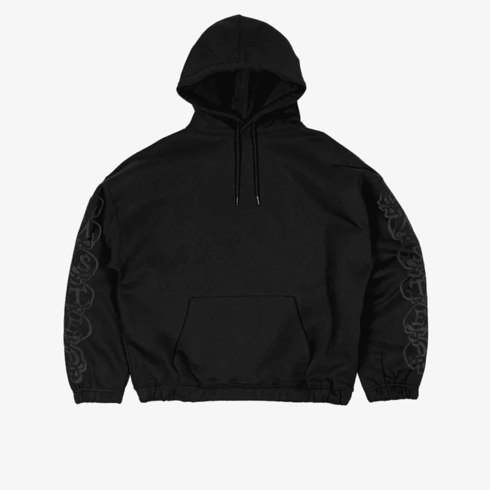 Felpa Wasted Paris Bury Hood Black - 4