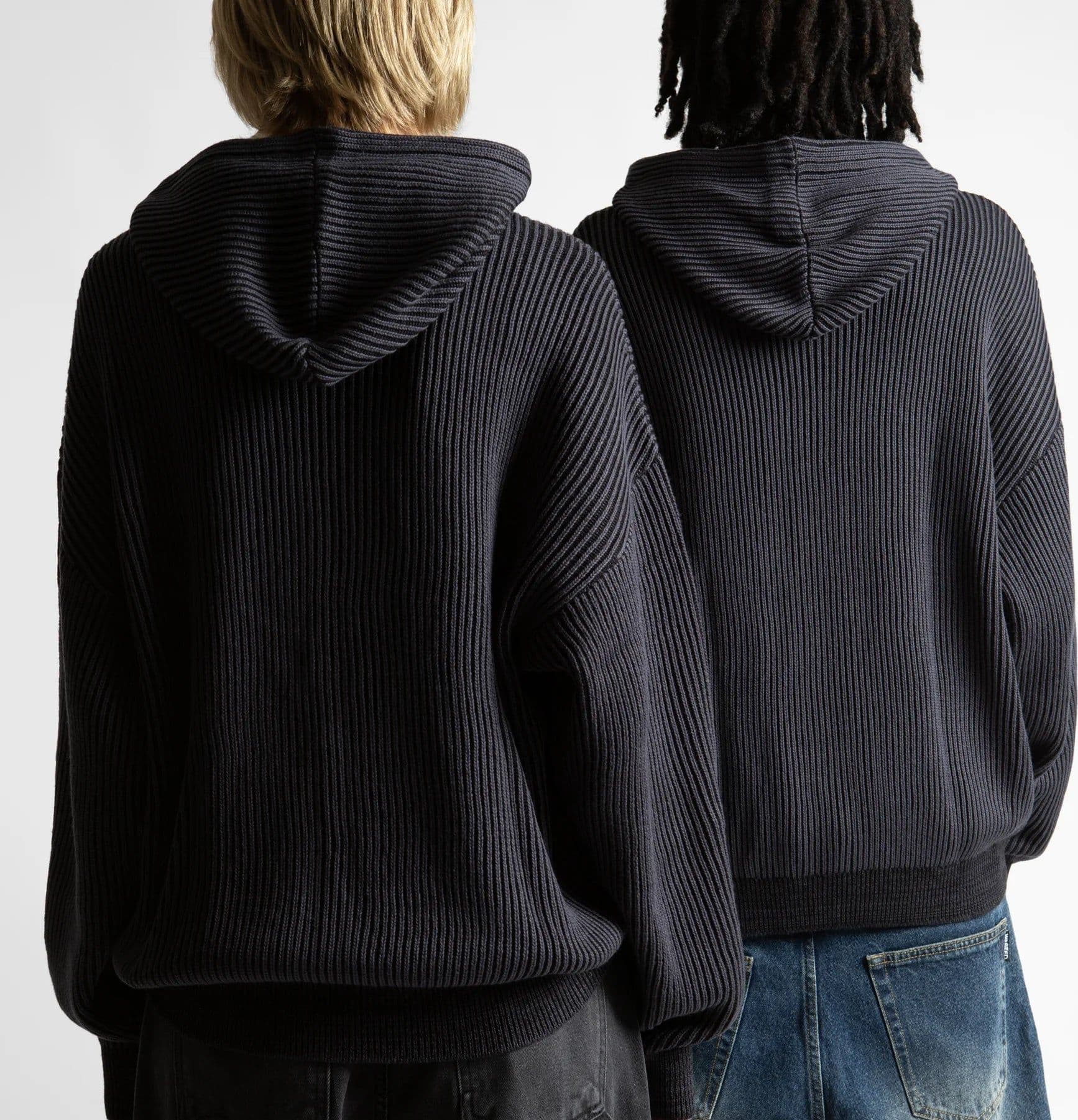 Felpa Wasted Paris Pusher Zip Knit Black - 4