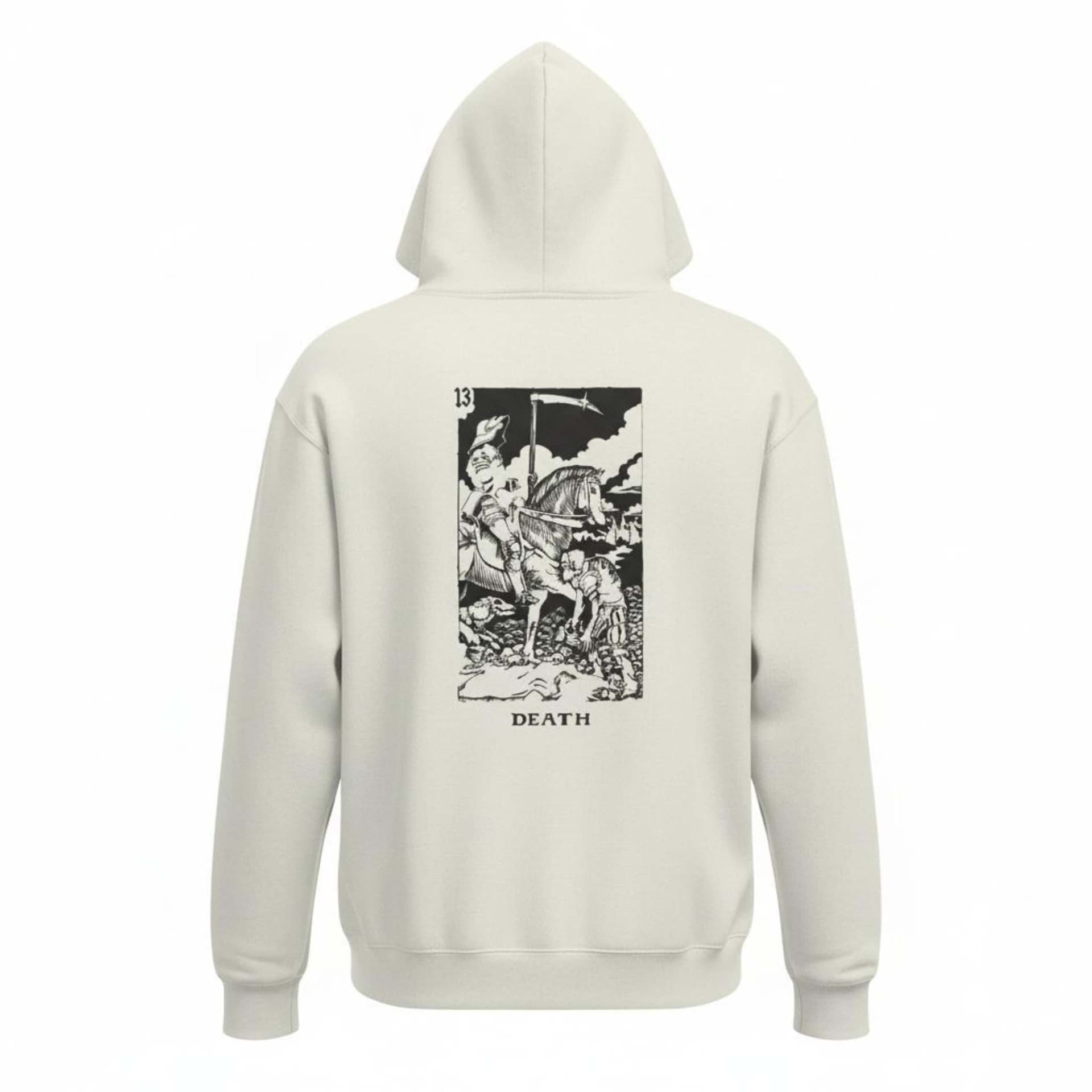 Felpa Ghettoblaster Tarots Death hoodie butter in Felpe con cappuccio Glad Store - Genova, commercioVirtuoso.it