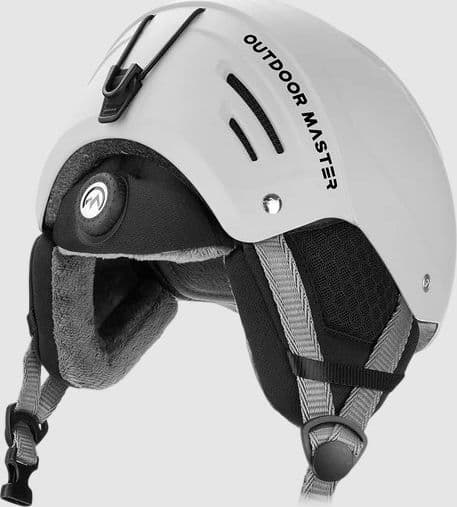 OutdoorMaster Casco Sci Kelvin II Bianco Unisex Ventilato con Fodera Rimovibile - 3