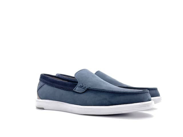 CLARKS Mocassino Uomo Bratton Loafer Navy Nabuk - 6