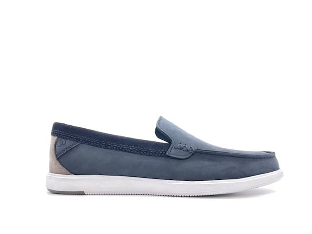 CLARKS Mocassino Uomo Bratton Loafer Navy Nabuk in Loafer e mocassini Calzature Durello - Agna, commercioVirtuoso.it