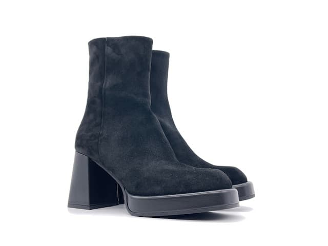 MOT - CLé Stivaletto Donna Camoscio Plume Black - 5