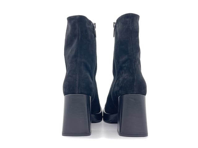 MOT - CLé Stivaletto Donna Camoscio Plume Black in Stivali Calzature Durello - Agna, commercioVirtuoso.it