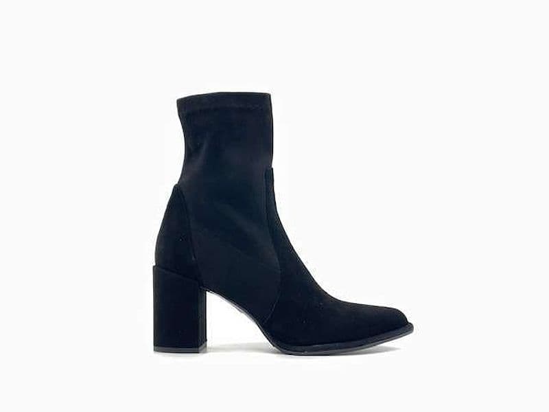 ENZO D'ALESSANDRO Tronchetto Donna Camoscio Nero in Stivali Calzature Durello - Agna, commercioVirtuoso.it