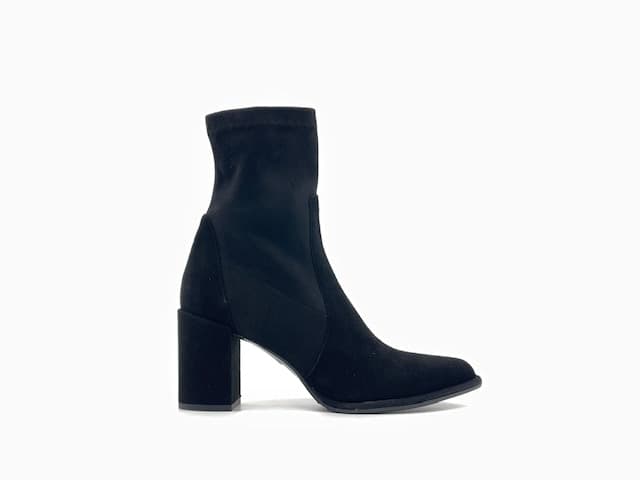 ENZO D'ALESSANDRO Tronchetto Donna Camoscio Nero in Stivali Calzature Durello - Agna, commercioVirtuoso.it