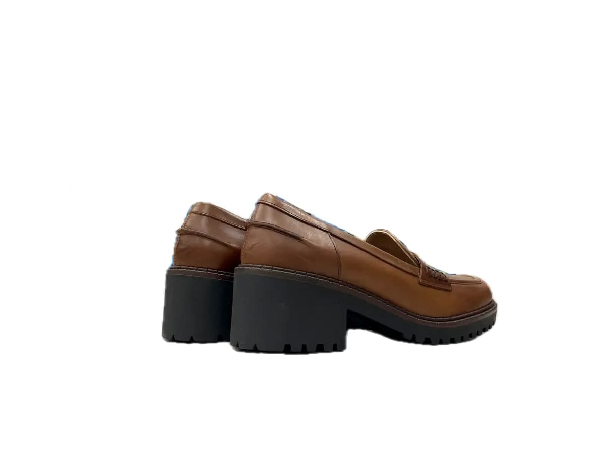 comfort Mocassino Donna in Pelle Cuoio in Loafer e mocassini Calzature Durello - Agna, commercioVirtuoso.it